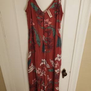 Anthropologie Brand Dolan floral jumpsuit romper with pockets